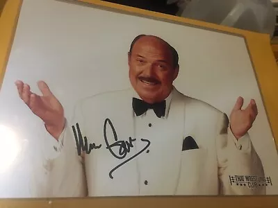 Vintage Mean Gene Okerlund Signed Auto WWF 8x10 Photo RARE That Wrestling Club  • $99.99