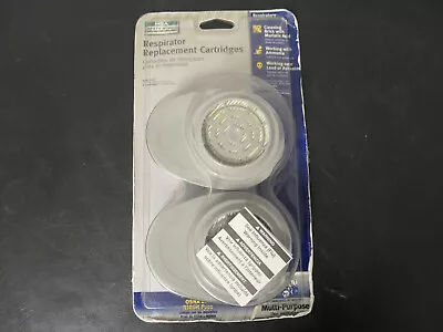 MSA SAFETY WORKS Respirator Replacement Two Cartridges 817667 Unopened OSHA • $23