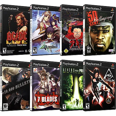 Replacement Playstation 2 PS2 #-A Covers & Cases New NO GAME OR MANUAL!!! • $9