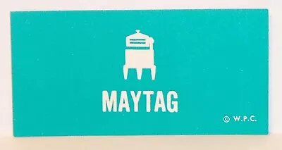 Vintage STOCK MARKET GAME 1968 Deluxe Trading Board Game PART: MAYTAG Card • $3.99