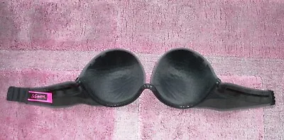 32D La Senza Multiway Strapless Seamless Moulded Wired Black Bra • £4.99
