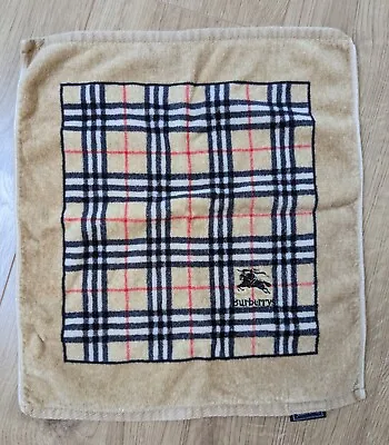 Burberrys Face Towel Flannel Wash Cloth Designer Nova Check VGC  • £24.99