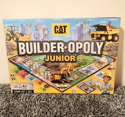 Builder-Opoly Junior Monopoly Board Game Sealed Cat Construction Monopoly NEW • $14.99