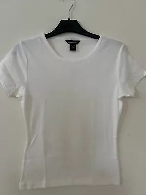 Victoria's Secret Sexy White Women's Shirt Manufactured By Moda International • $7.79