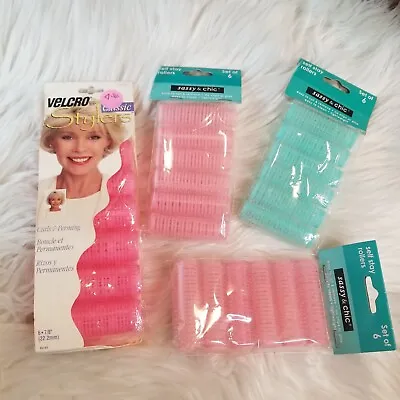 4 Packs New Vintage Hair Curlers Rollers Self Stay Holding Soft Touch Rollers • $24.99