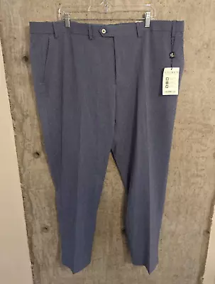 NWT Lauren Ralph Lauren Mens 44x30 Blue Seersucker Dress Pants Classic Fit $135 • $34.99