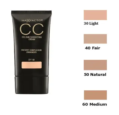 Max Factor CC Color Correcting Cream - Choose Shade Instant Complexion Enhancer • £8.49