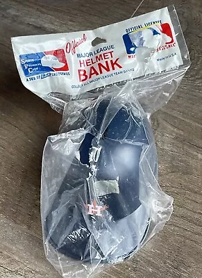 Houston Astros Blue MLB Vintage Mini Batting Helmet Bank - Original Bag NOS 1973 • $22.99