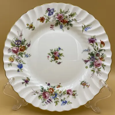 Minton Marlow Salad Plate Globe Backstamp Flowers • $8.99