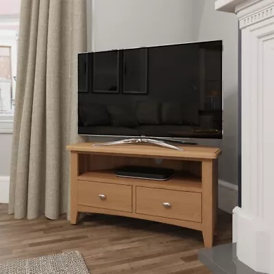 Oak City - Oakland Modern Oak Corner TV Unit • £159