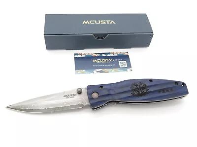 Mcusta Seki Japan MC-186D Masamune Blue & VG-10 Damascus Folding Pocket Knife • $196