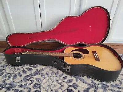 Vintage Harmony H-6365 Accoustic Guitar (1970s) With Case • $249.95