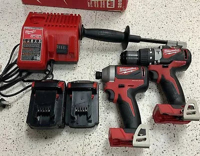 Milwaukee 2893-22CX M18 18-Volt 2-Tool 3-Speed Drill And Impact Driver Combo Kit • $160