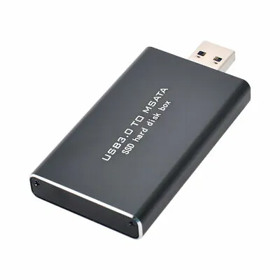 Mini PCI-E MSATA To USB 3.0 External SSD PCBA Adapter Card With Enclosure • $10.99