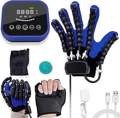 Hand Function Rehabilitation Robot Gloves For Finger Hemiplegia Recovery Trainer • £139