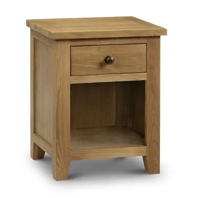 Cabinet Wood Marlborough Oak Traditional 1 Drawer Bedside Bedroom Storage • £144.99