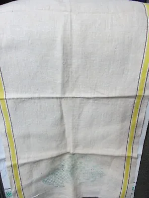  'sunbonnet Sue   - Stamped For Embroidery = Natural Linen Tea Towel - Vintage • $8.89