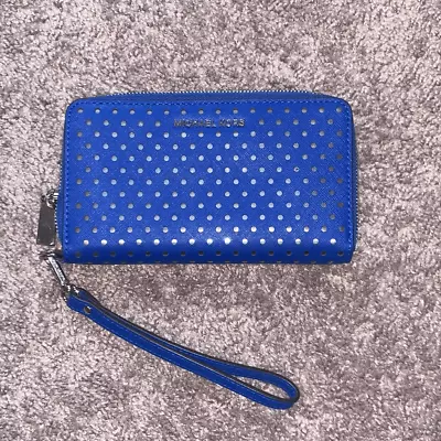 Michael Kors Blue Wallet • $75