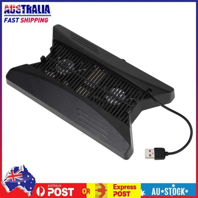 $20.64 • Buy Cooling Fan Vertical Stand Charging Dock USB 3 Hub For Sony Playstation 4 Pro