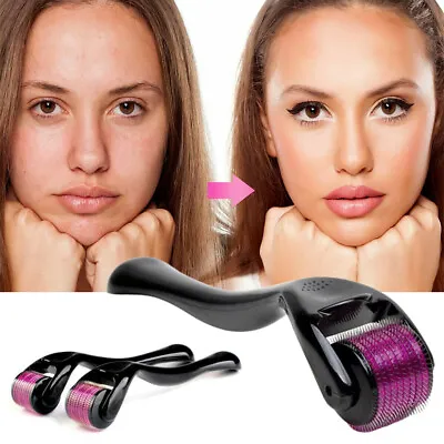 $10.39 • Buy Derma Roller Titanium Micro Needle Skin Care Face Beard Hair Regeneration Tool