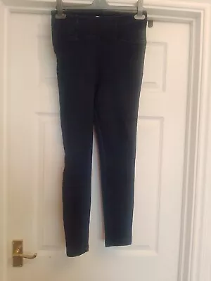 'M&S' DK Indigo Denim Jeggings Size 8/1 0 • £0.99