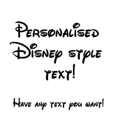 Custom Disney Text Iron On Transfer For T-shirts Florida Holiday Reveal Print  • £2.99