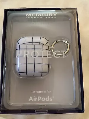 Mercury Innovations Protect AirPods Case With Hook White/blue Print New • $19.99