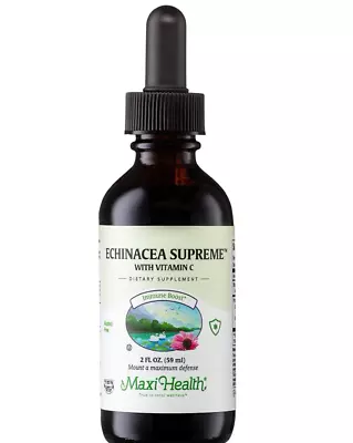 Organic Echinacea Supreme Liquid Extract With Vitamin C - Immune Support Supplem • $13.75