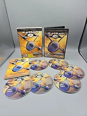 X-Plane 9 PC Flight Simulator Video Game Complete All 6 Discs • $14.99