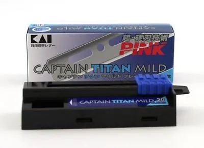 20 KAI Captain Titan Mild Single Edge Razor Blades • $19.95