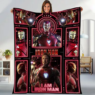Iron Man Blanket Avengers Infinity War Avengers Endgame Blanket • $69.95