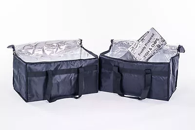 Extra Large Food Delivery Bags Insulated Thermal Bag With/without Divider 39L • £24.99