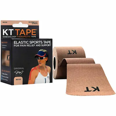 KT TAPE  - Cotton Elastic Kinesiology Tape 20 Pre-Cut 10  - **LOT OF 10 ROLLS** • $94.99
