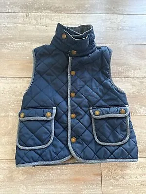 Marie Chantal Toddler Boy Quilted Vest Blue Size 3T • $38