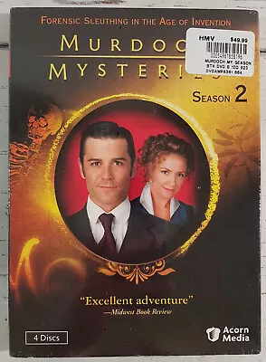 Murdoch Mysteries Season 2 4 Disc DVD Set Acorn Media 2010 New • $14.56