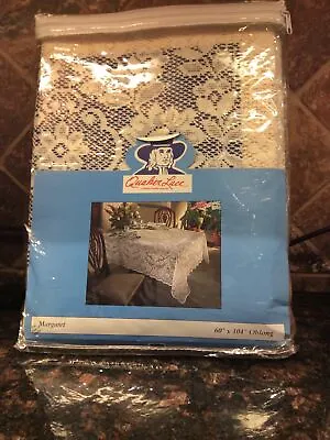 New Quaker Lace Margaret Pattern Tablecloth Orig. Pkg. 60 X 104 Oblong • $35