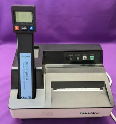 Welch Allyn MICROTYMP 3 23650 Tympanometer W/ Printer / Charger & Battery • $599