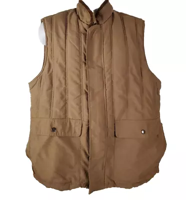 Reel Legends Performance Fishing Vest Mens XL Green Sleeveless Pockets Full Zip • $16.95