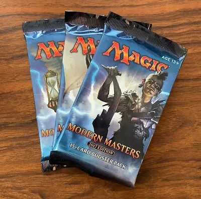 3 Booster Packs Of Magic: The Gathering Modern Masters (2017 Edition) MtG MM2017 • $50