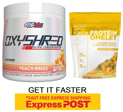 $64.98 • Buy Ehplabs Oxyshred All Flavours Ehp Labs Oxy Shred Burner | Free Protein Omelette.