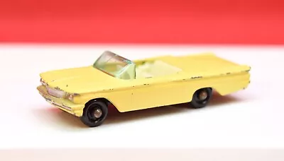 Vintage Lesney Matchbox Pontiac Convertible No. 39 Diecast Original England 002 • $24.92