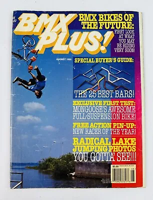 BMX PLUS! Magazine (August 1995) Volume 18 Number 8 • $38.02