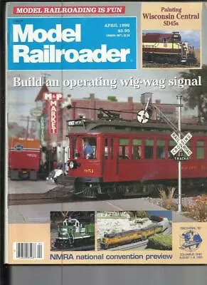 Model Railroader April 1992 N Scale Gilpin Co Layout Philly & Reading 4-4-0 Draw • $9.97