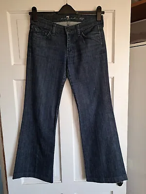 7 FOR ALL MANKIND Blue  Dojo  Bootcut Jeans Size 28 • $31.56