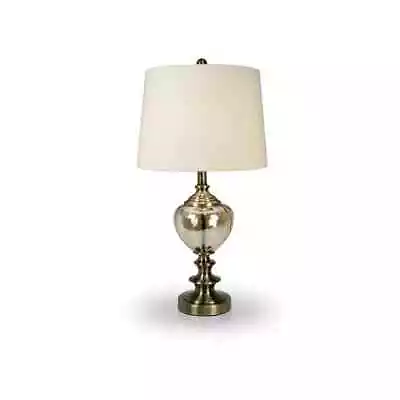 Glass Table Metal Lamp With Bronze Finish • $59.99