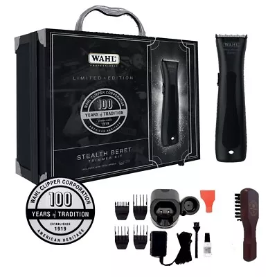 Wahl Limited Edition 100 Years Stealth Beretto Clipper Kit UK Plug • $580.28