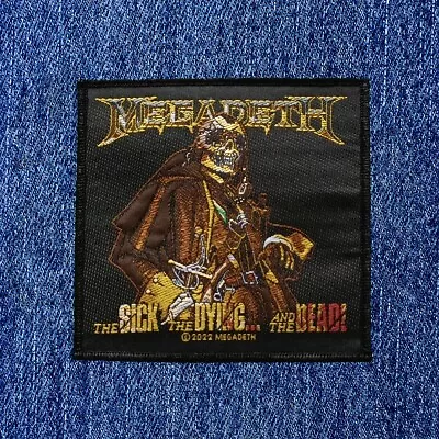 £4.60 • Buy Megadeth - The Sick The Dying The Dead  Sew On Woven Patch Official Band Merch