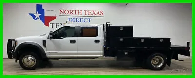 2017 Ford Super Duty F-550 DRW XL 4x4 Diesel Dually Flat Bed Crew Work Truck Tow • $39990