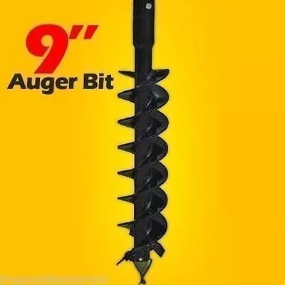 9  X 48  Auger Bit For Skid Steer Auger Drive 2  Hex Drive AugersMade In USA • $600