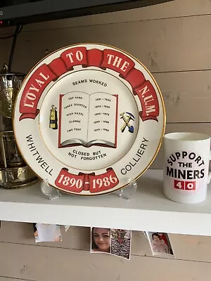 Whitwell Colliery NUM Plate 😎✅ • £8